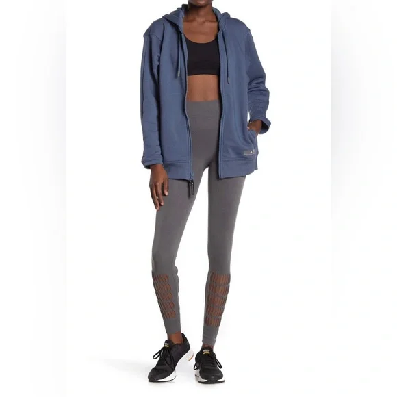 Adidas Stella McCartney Warp knit tights grey